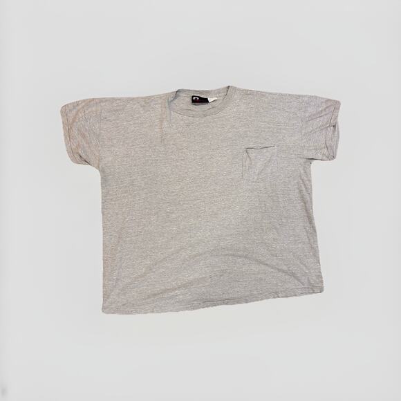 Timber Trails Other - Timber Trails Vintage Men’s Blank Gray Pocket T-Shirt XXL Single Stitch